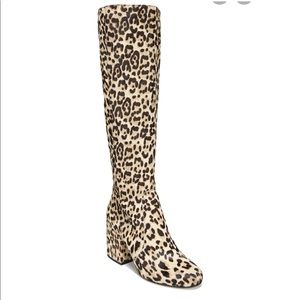 Sam Edelman Leopard Knee High Boots